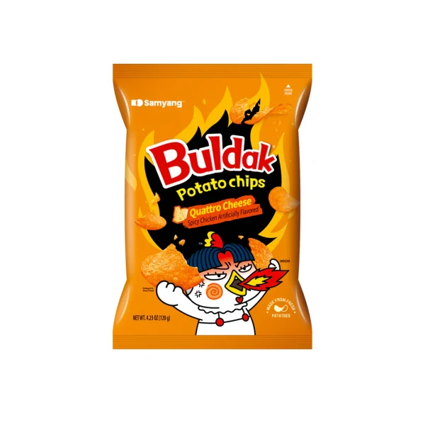 Samyang Buldak Potato Chip Quattro Cheese (Korea)