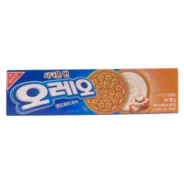 Oreo 80g x 24 (SOUTH KOREA) Cinnamon Bun